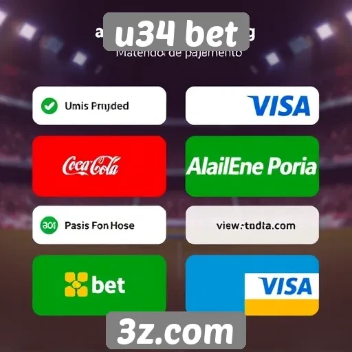 Métodos de pagamento aceitos no u34 bet